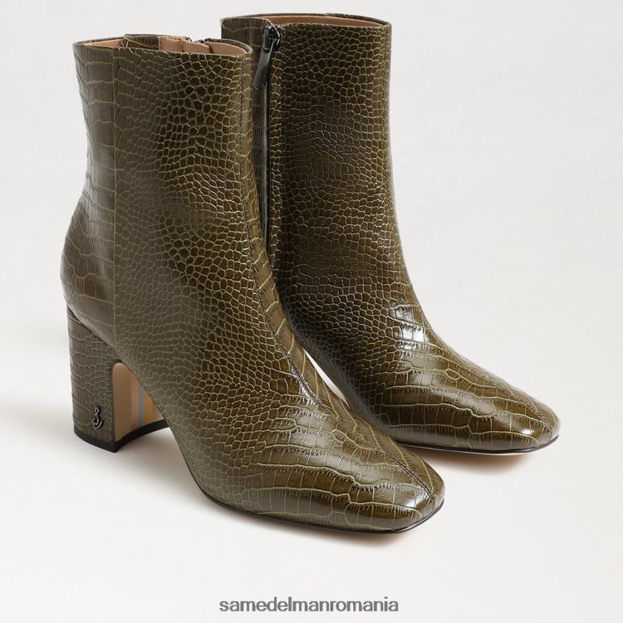 Sam Edelman încălţăminte verde de brad femei papuc de căprioară HN448Z781