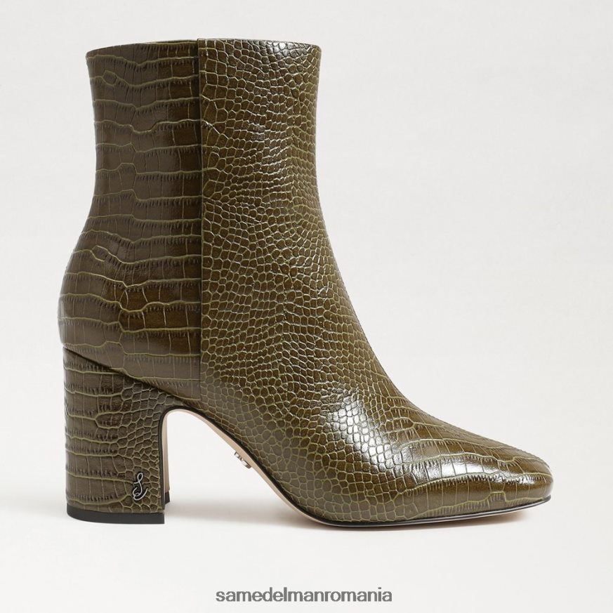 Sam Edelman încălţăminte verde de brad femei papuc de căprioară HN448Z781