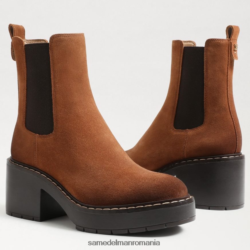 Sam Edelman încălţăminte maro de frontieră femei cizme anderson chelsea HN448Z756