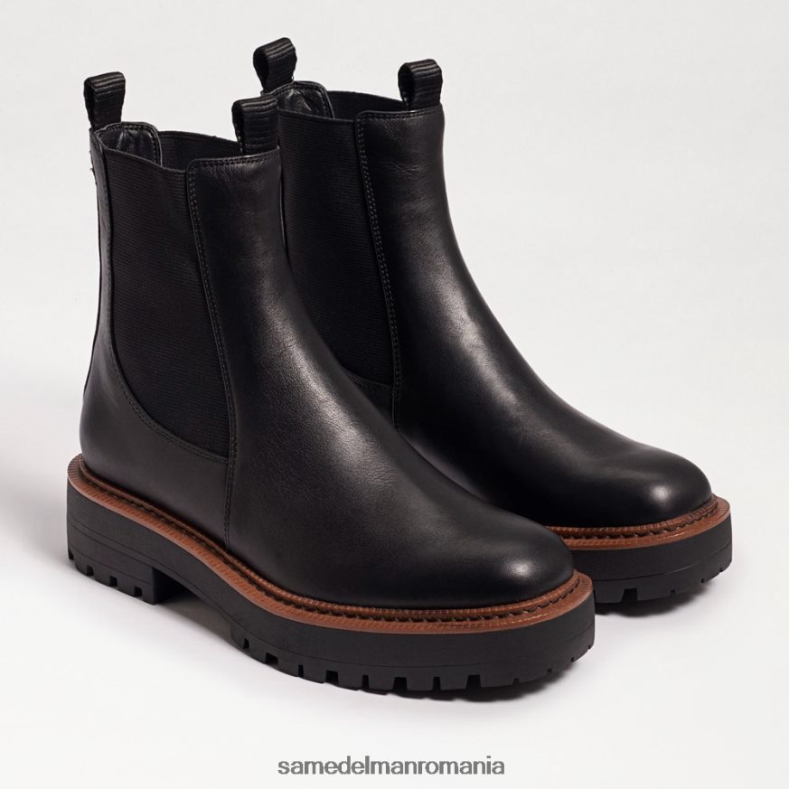 Sam Edelman încălţăminte piele neagra femei laguna chelsea boot HN448Z459