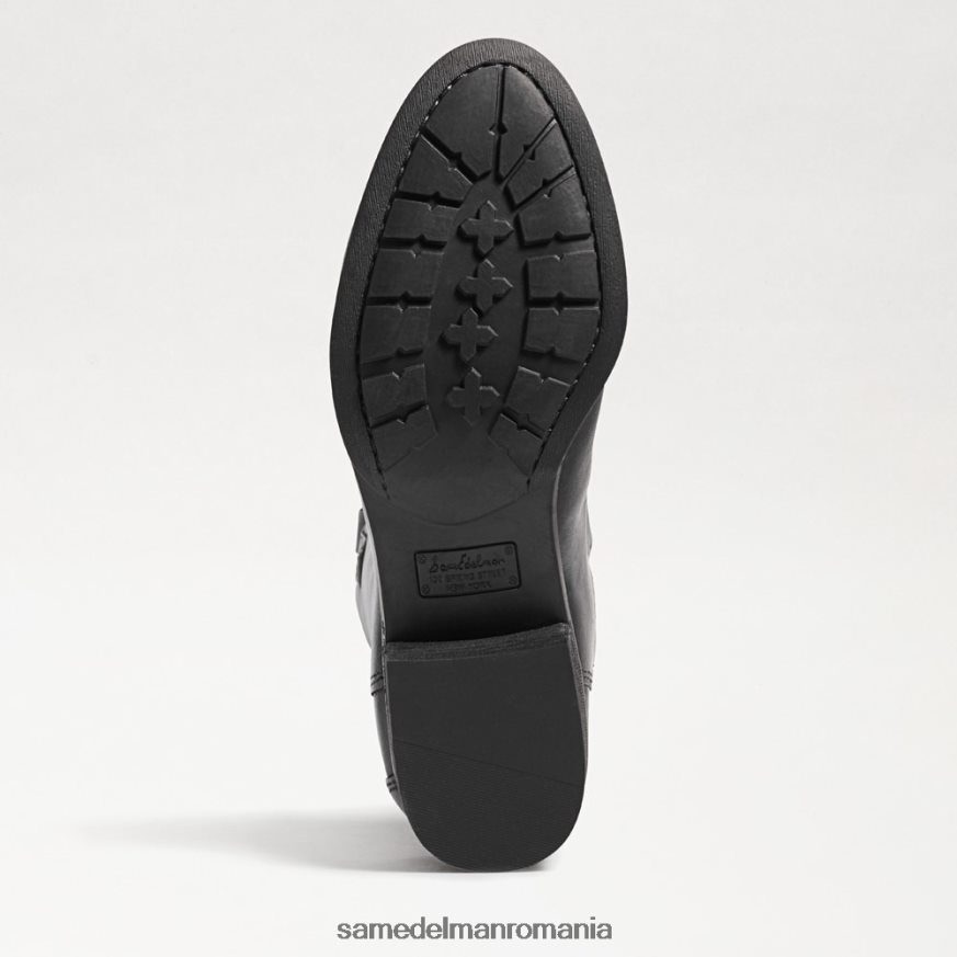 Sam Edelman încălţăminte piele neagra femei cizme de călărie penny din piele HN448Z415