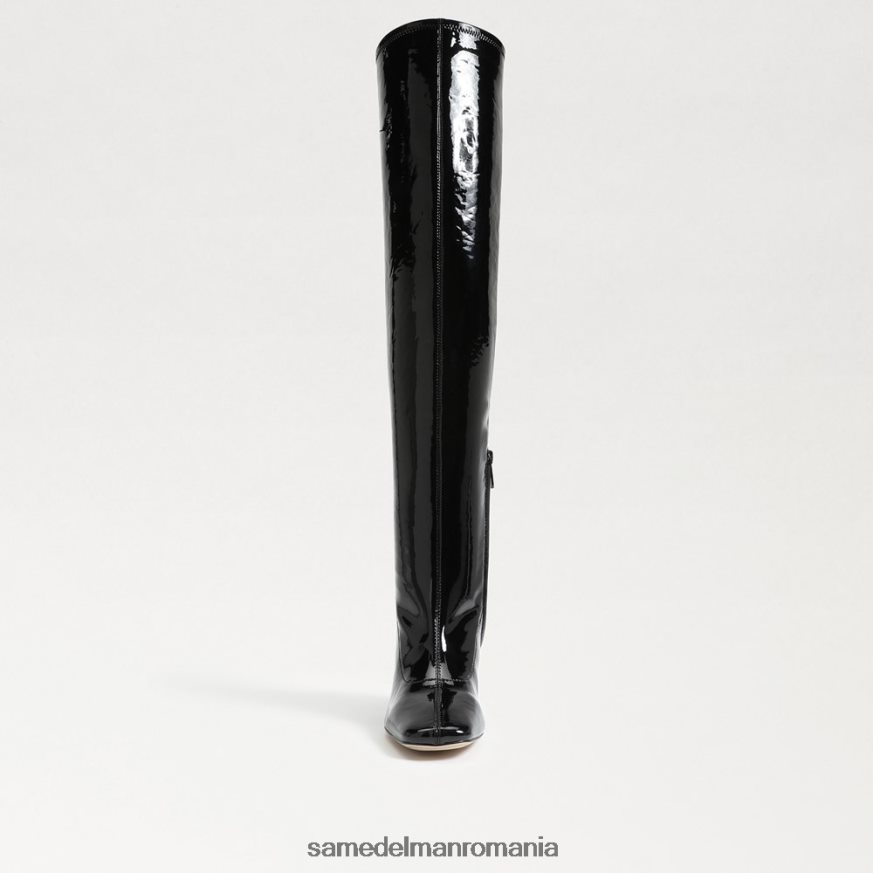 Sam Edelman încălţăminte brevet negru femei cizmă înaltă de cosette HN448Z746