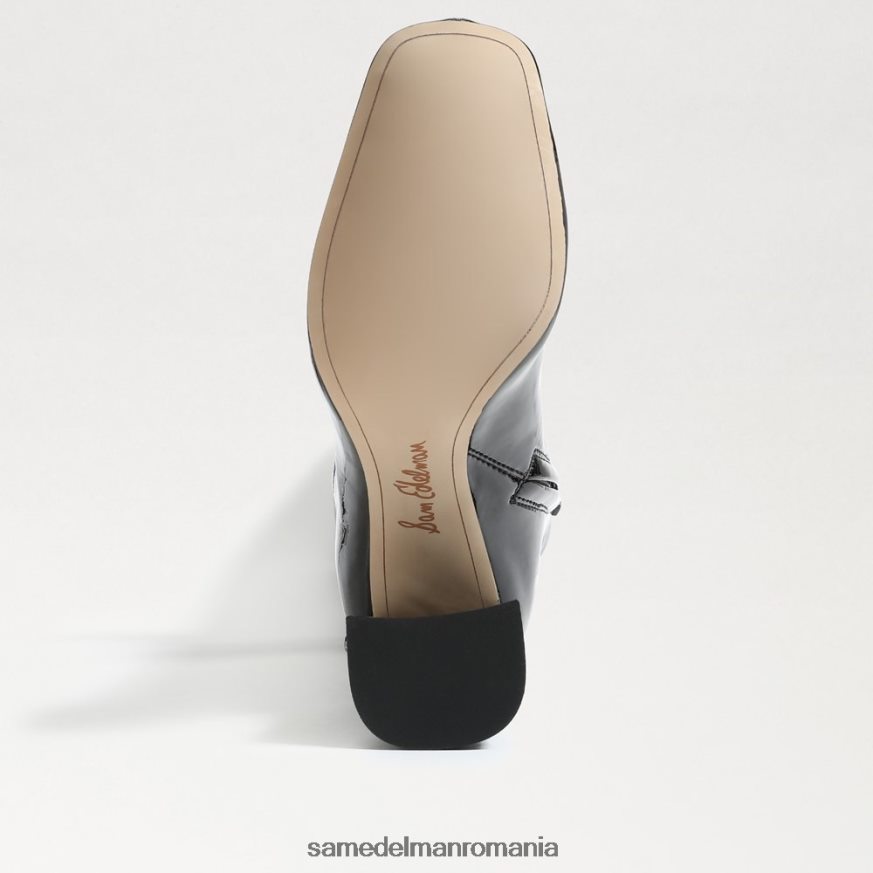 Sam Edelman încălţăminte brevet negru femei cizmă înaltă de cosette HN448Z746