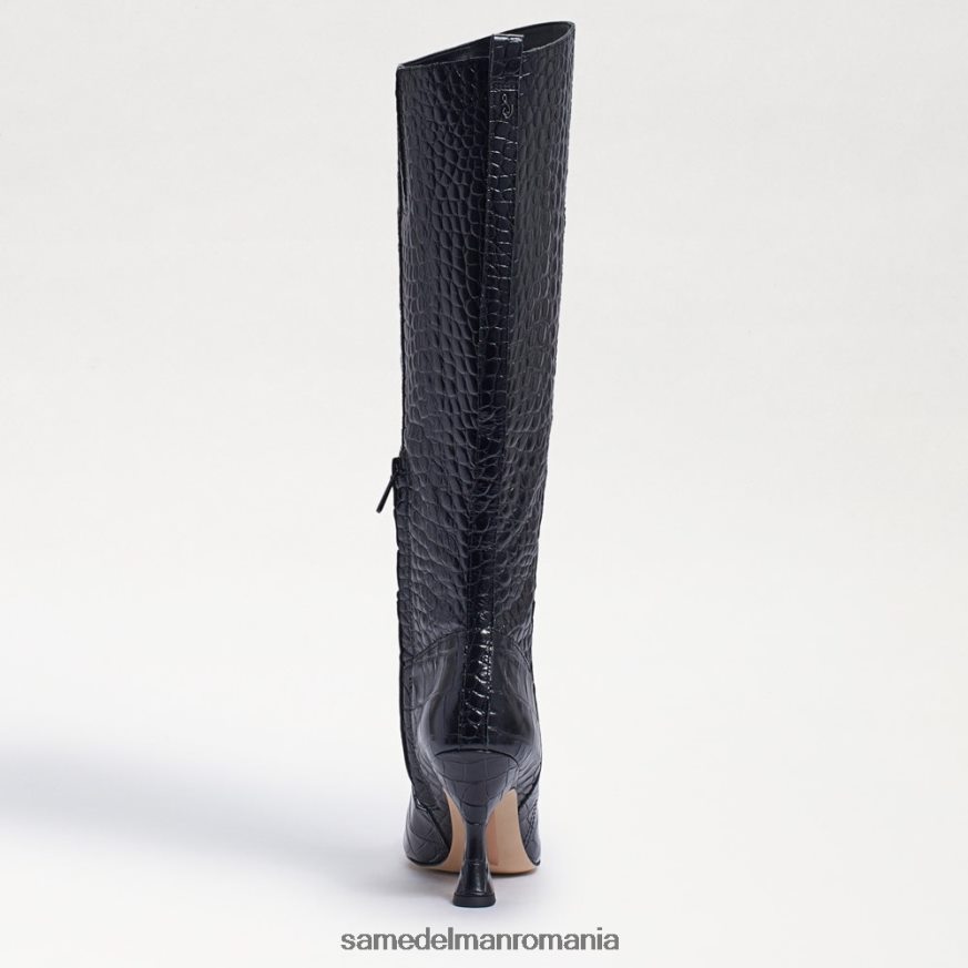 Sam Edelman încălţăminte crocodul negru femei cizme adi până la genunchi HN448Z870