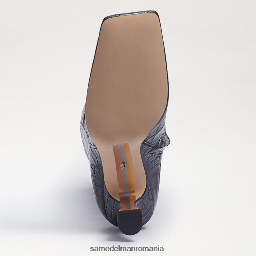 Sam Edelman încălţăminte crocodul negru femei cizme adi până la genunchi HN448Z870