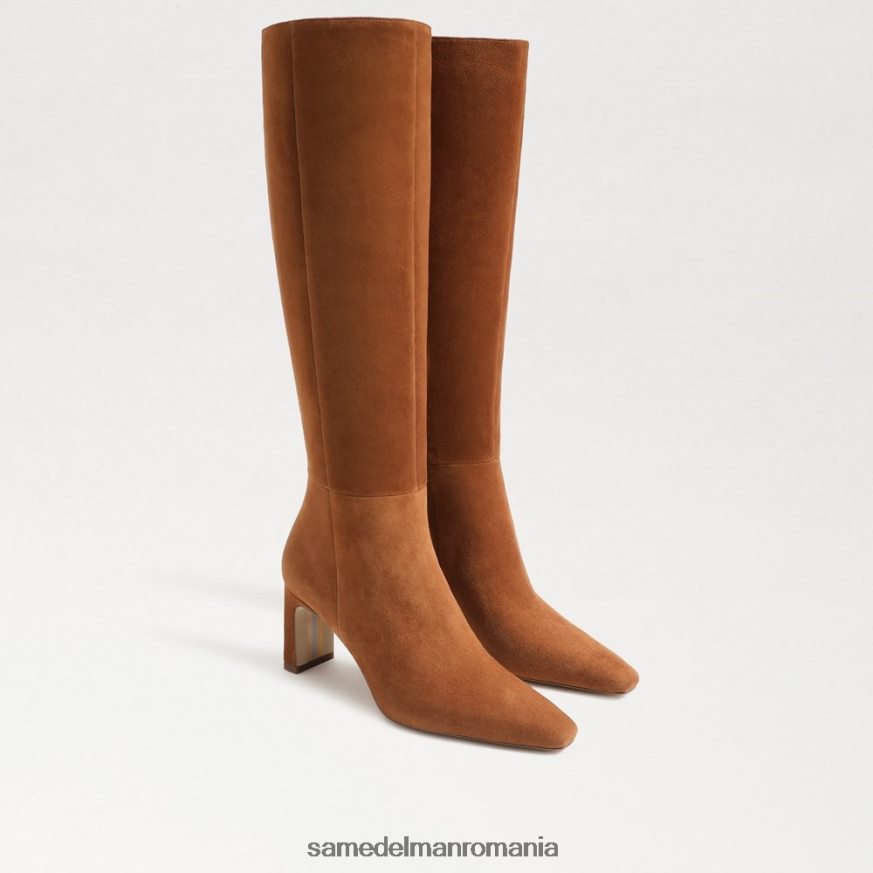 Sam Edelman încălţăminte maro de frontieră femei cizme până la genunchi sylvia HN448Z748