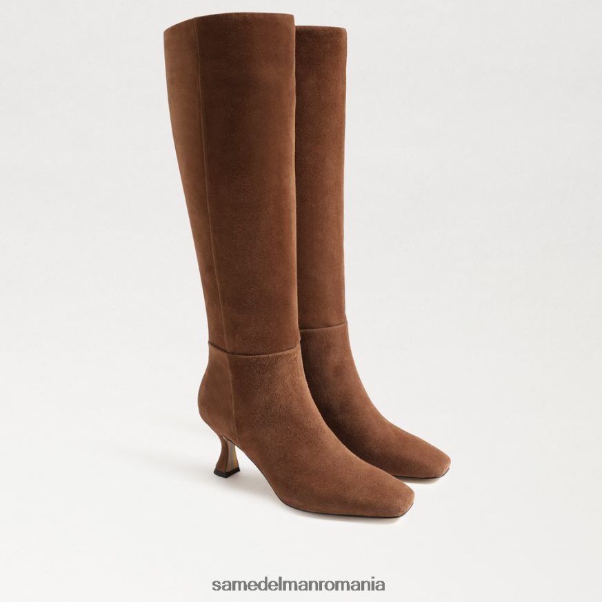 Sam Edelman încălţăminte nucă de cocos prăjită femei cizme leigh până la genunchi HN448Z823