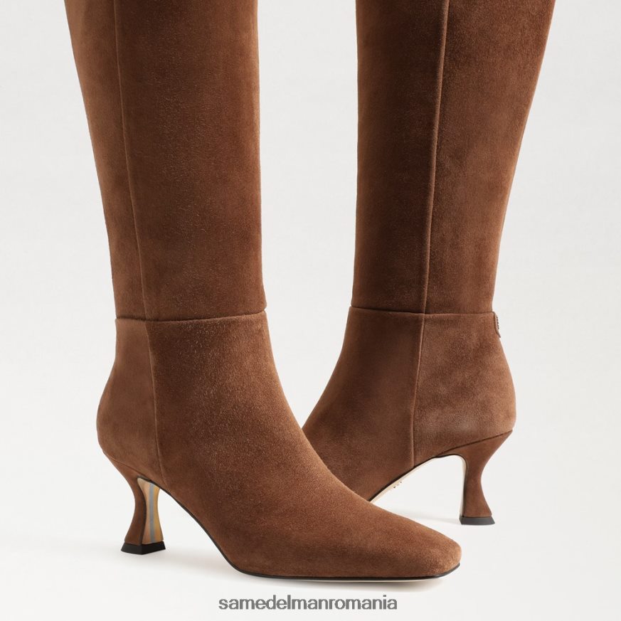 Sam Edelman încălţăminte nucă de cocos prăjită femei cizme leigh până la genunchi HN448Z823