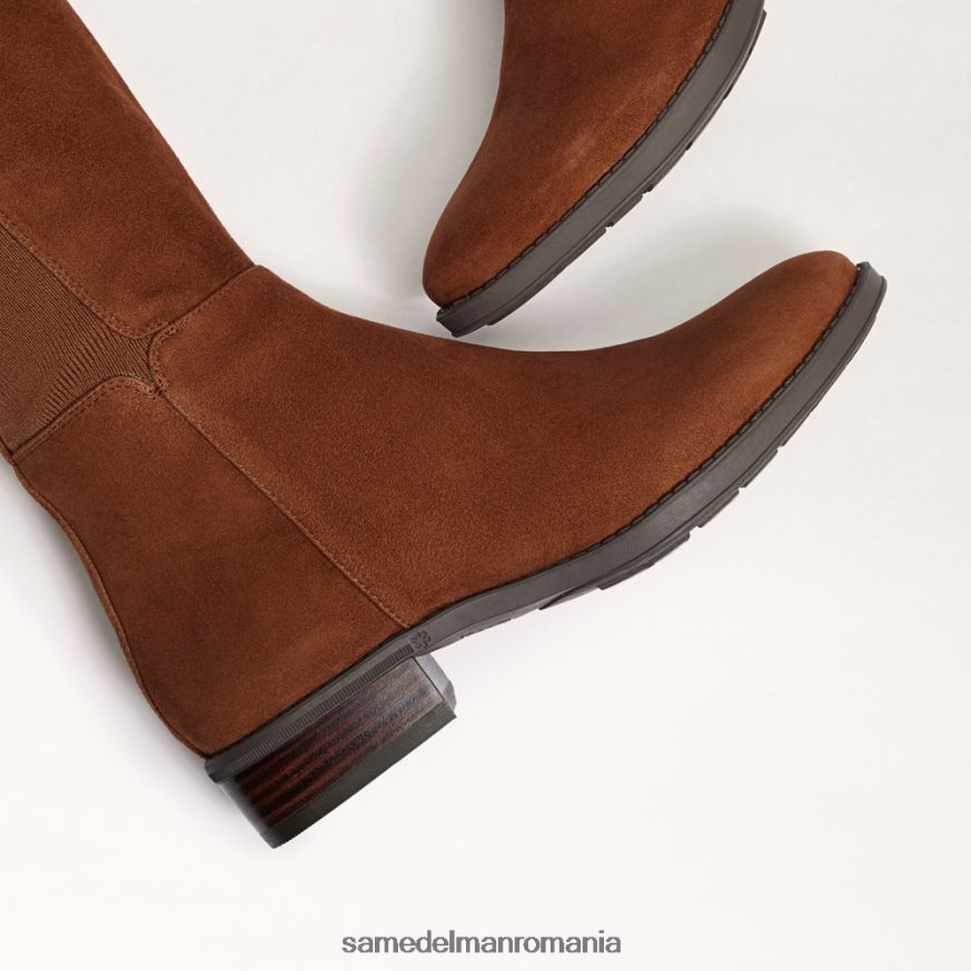 Sam Edelman încălţăminte nucă de cocos prăjită femei pam cizma peste genunchi HN448Z778