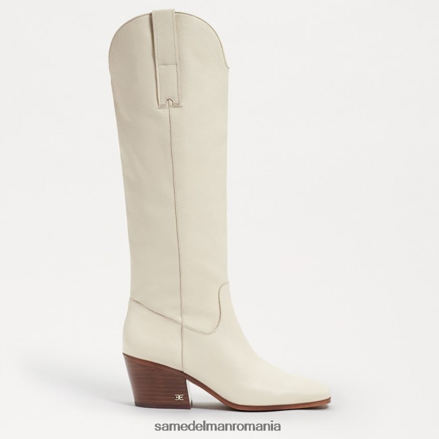 Sam Edelman încălţăminte piele de fildeș modernă femei cizma de vest britten HN448Z814