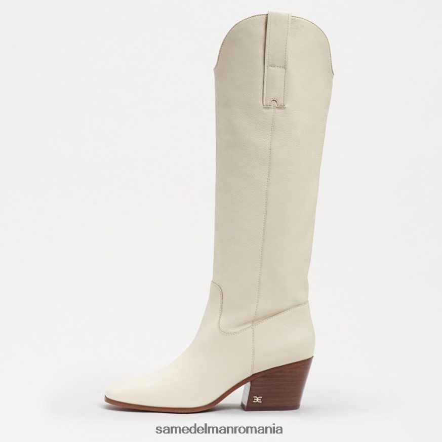 Sam Edelman încălţăminte piele de fildeș modernă femei cizma de vest britten HN448Z814