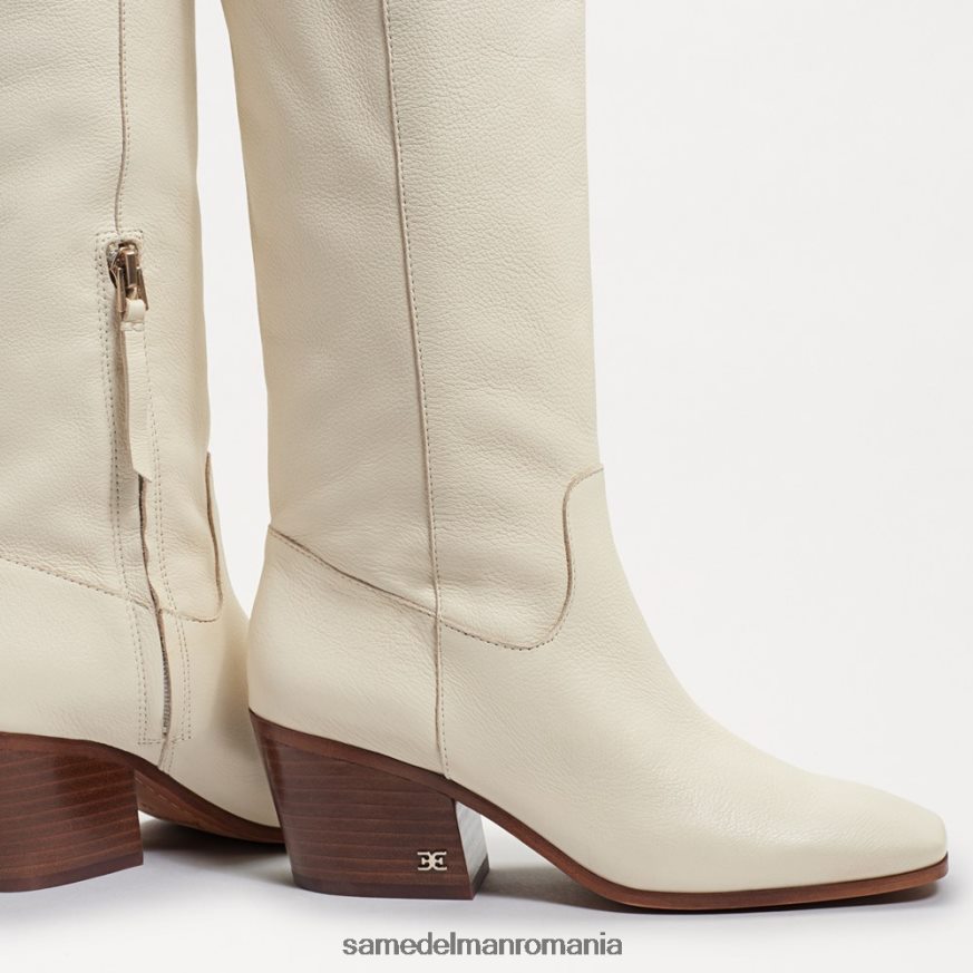 Sam Edelman încălţăminte piele de fildeș modernă femei cizma de vest britten HN448Z814