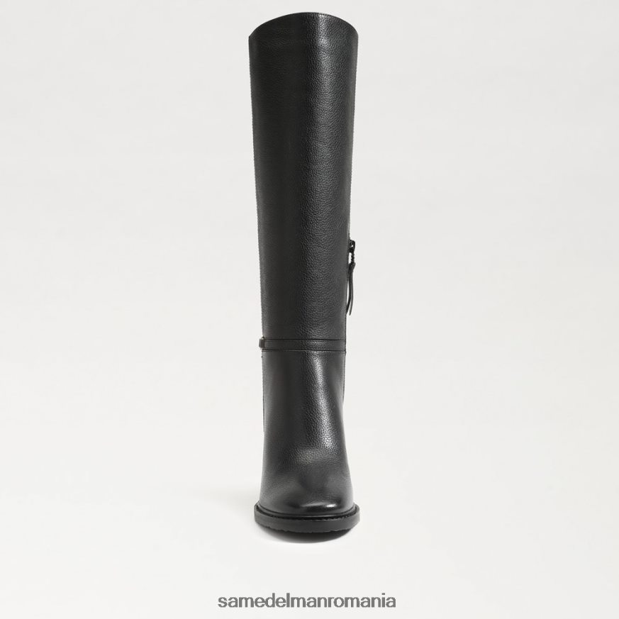 Sam Edelman încălţăminte piele neagra femei cizme elsy până la genunchi HN448Z798