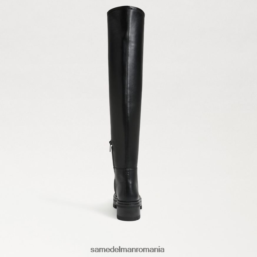 Sam Edelman încălţăminte piele neagra femei cizme peste genunchi lydia HN448Z879