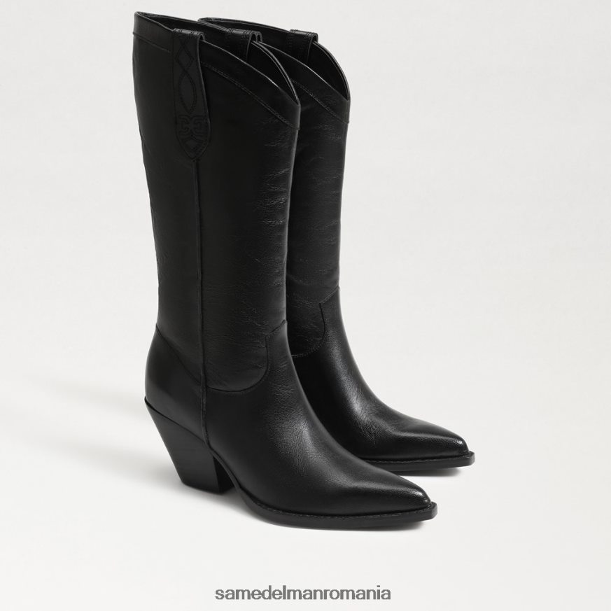 Sam Edelman încălţăminte piele neagra femei jamie western boot HN448Z851
