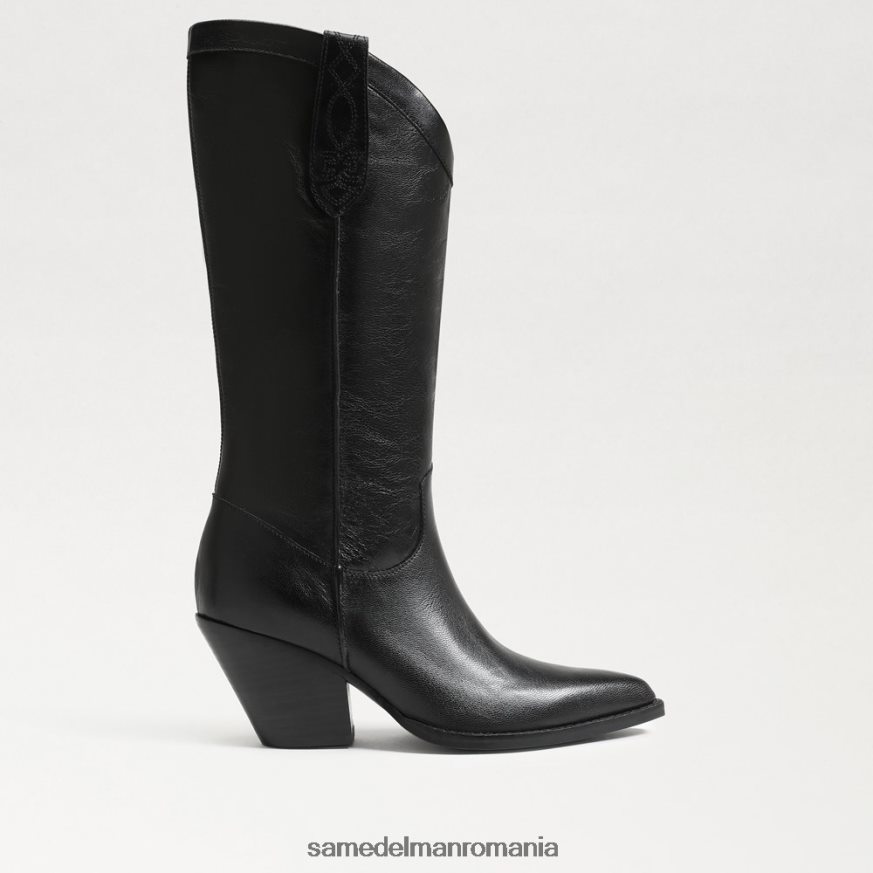 Sam Edelman încălţăminte piele neagra femei jamie western boot HN448Z851