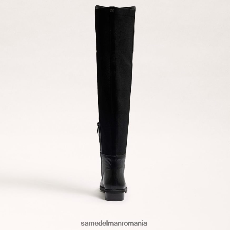 Sam Edelman încălţăminte piele neagra femei pam cizma peste genunchi HN448Z776