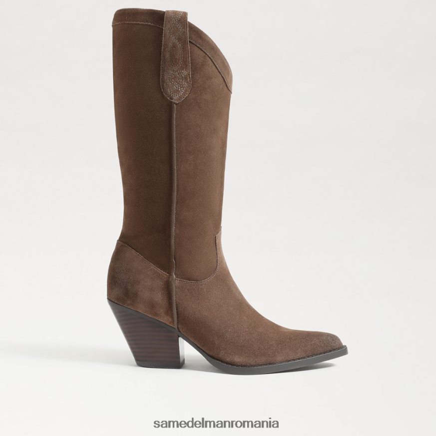 Sam Edelman încălţăminte taupe măsline femei jamie western boot HN448Z852