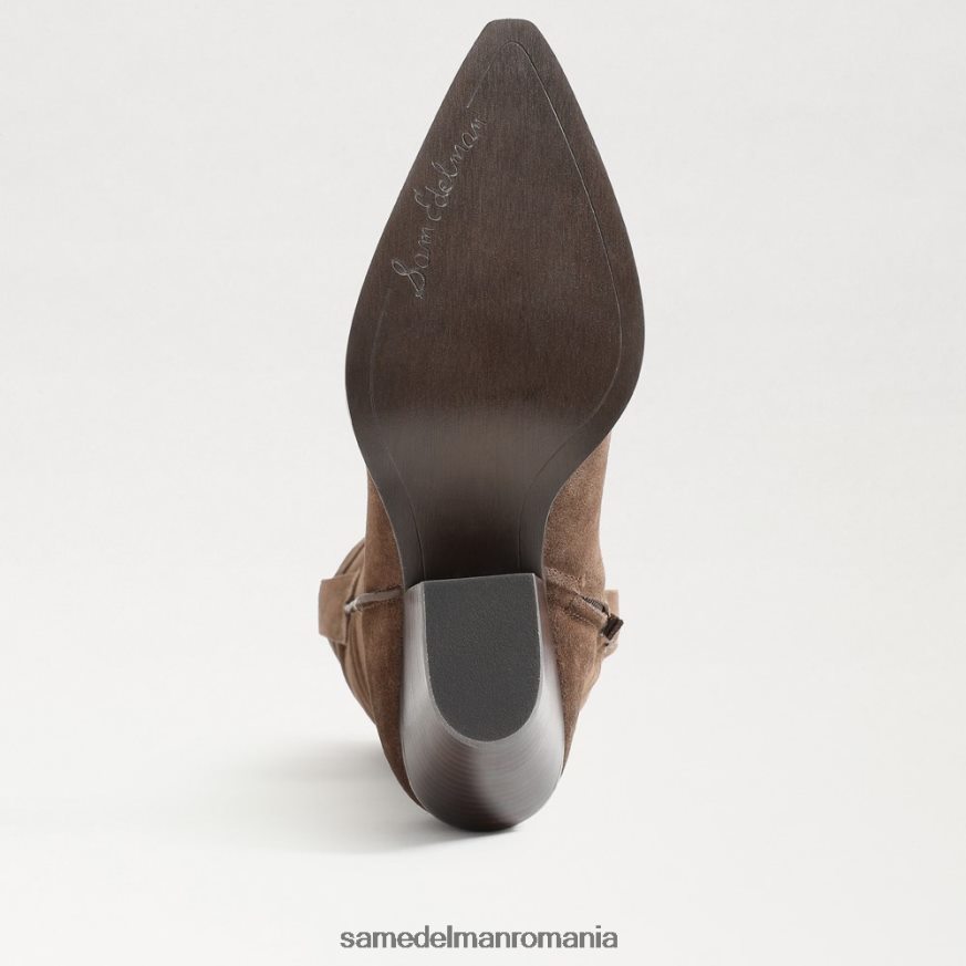 Sam Edelman încălţăminte taupe măsline femei jamie western boot HN448Z852