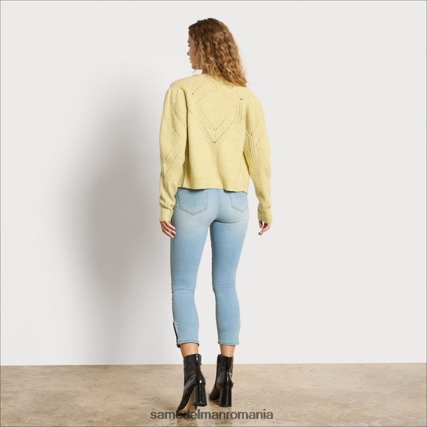 Sam Edelman îmbrăcăminte gheţar femei pantaloni skinny la gleznă cu talie mare HN448Z1258