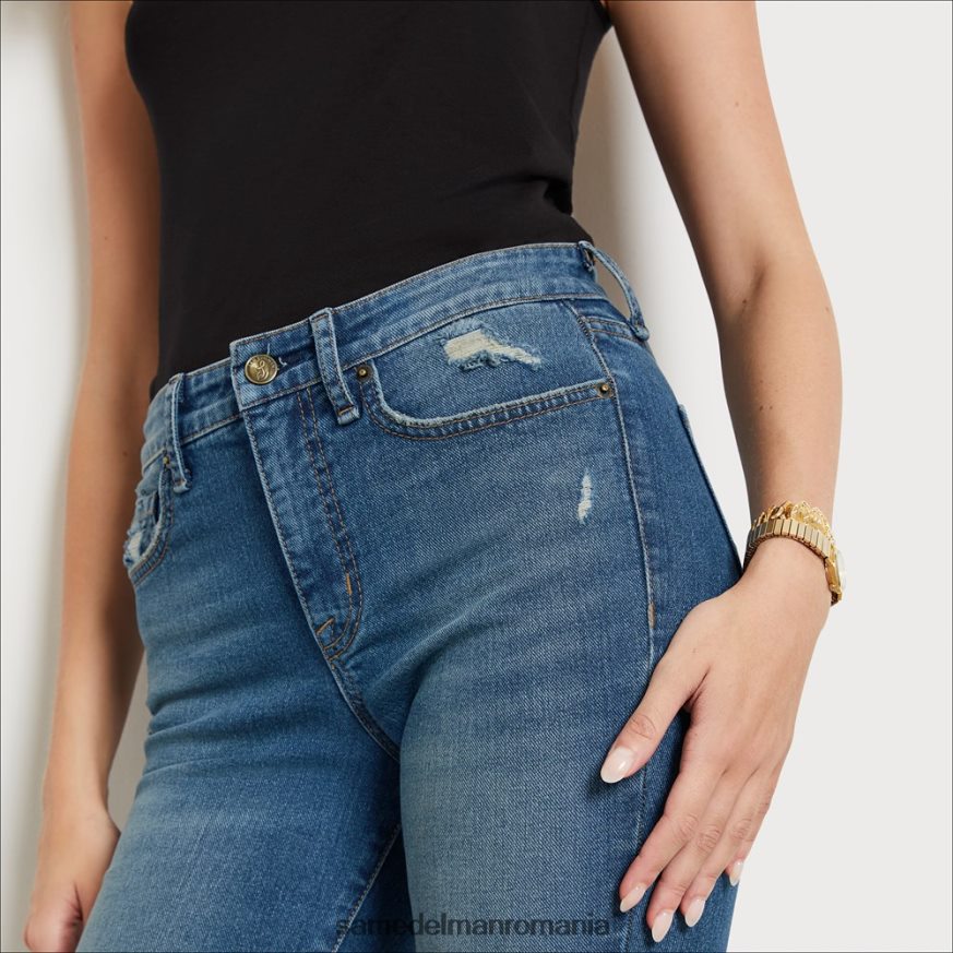 Sam Edelman îmbrăcăminte linia țărmului femei pantalon drept subțire cu talie mare HN448Z1255