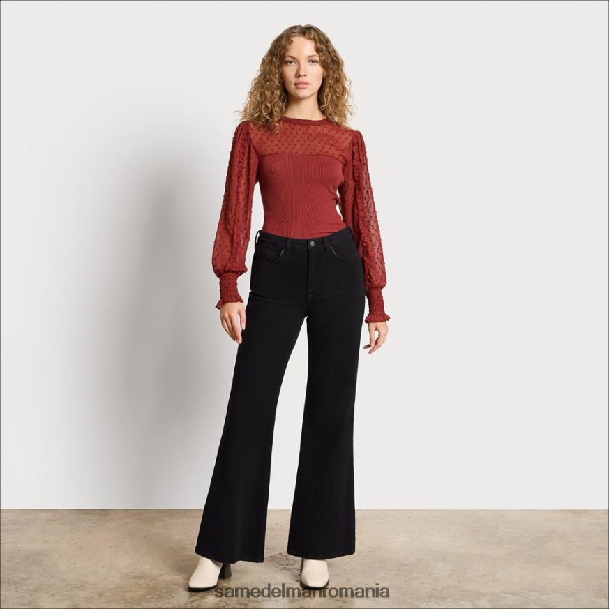 Sam Edelman îmbrăcăminte negru adevărat femei flare de golf înaltă HN448Z1249