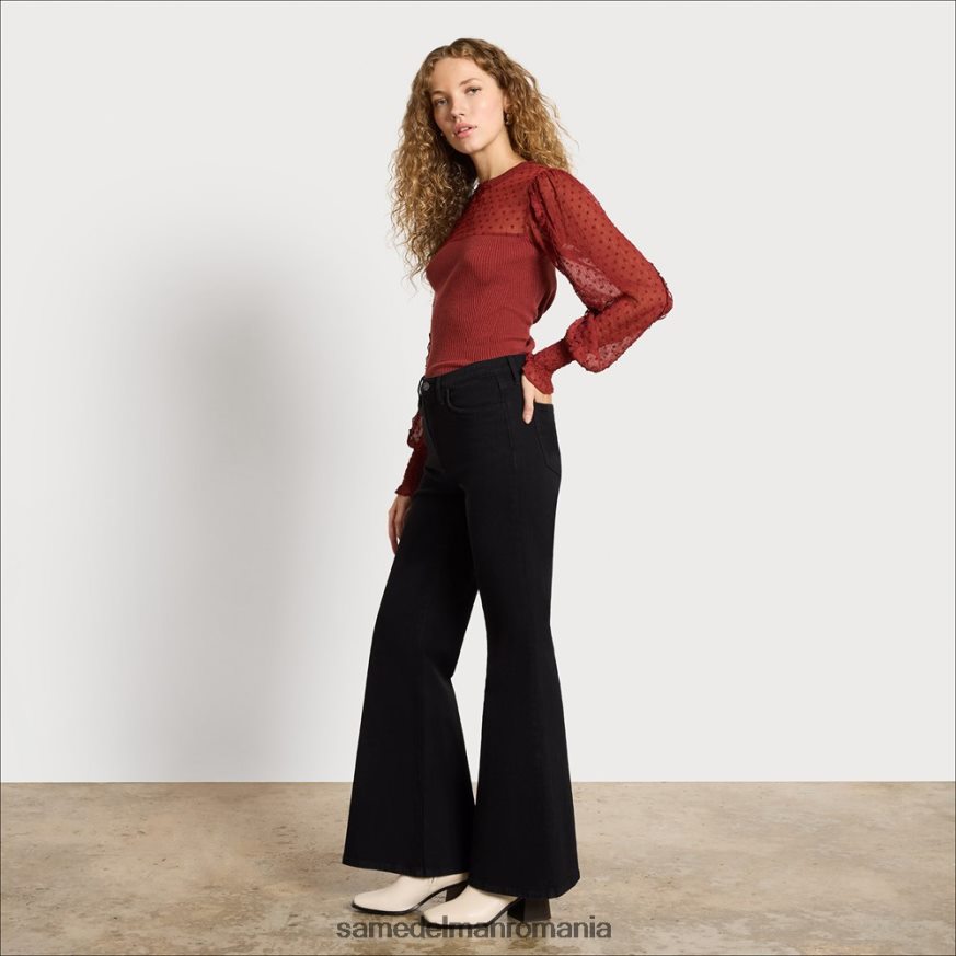 Sam Edelman îmbrăcăminte negru adevărat femei flare de golf înaltă HN448Z1249