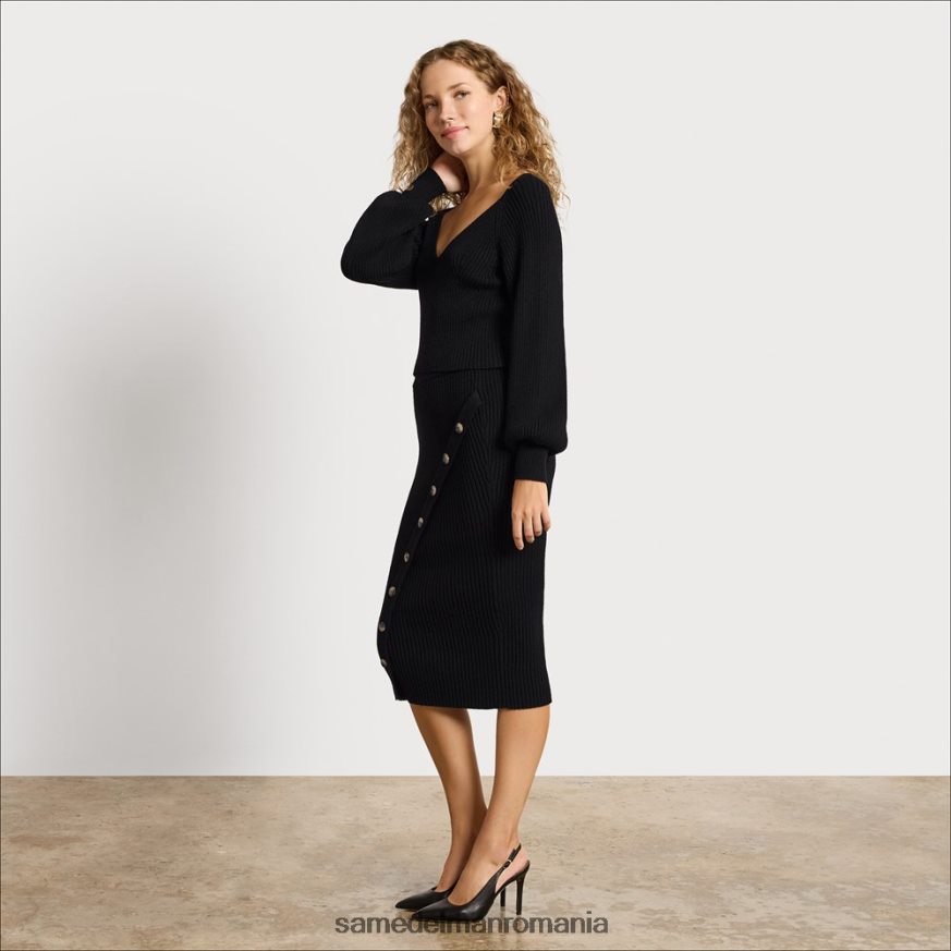 Sam Edelman îmbrăcăminte negru femei fusta rosalie HN448Z1256