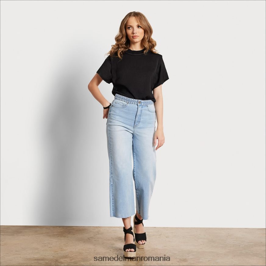 Sam Edelman îmbrăcăminte înstelat femei pantalon codie cu talie mare cu picioare late HN448Z1215