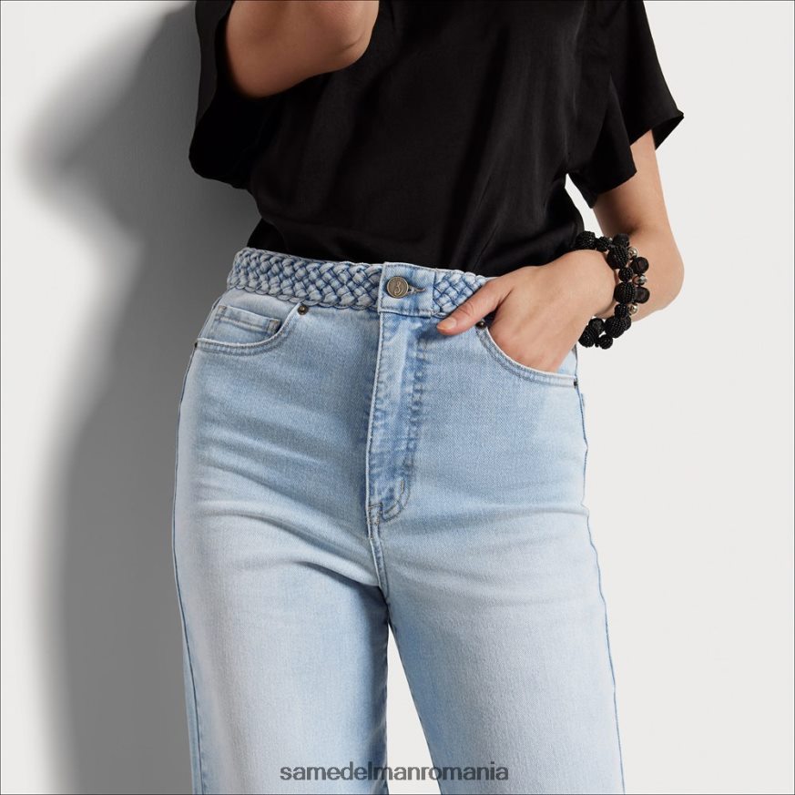 Sam Edelman îmbrăcăminte înstelat femei pantalon codie cu talie mare cu picioare late HN448Z1215