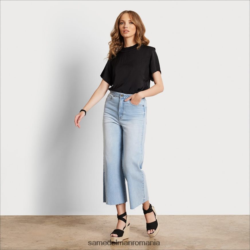 Sam Edelman îmbrăcăminte înstelat femei pantalon codie cu talie mare cu picioare late HN448Z1215