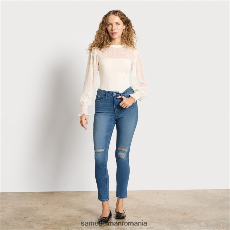 Sam Edelman îmbrăcăminte ocean drive femei pantalon drept subțire cu talie mare HN448Z1229