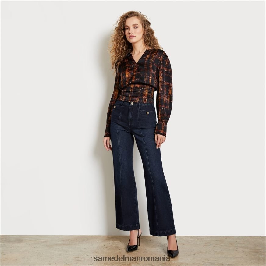 Sam Edelman îmbrăcăminte perfect femei pantalon largi cu buzunar codie cu talie mare HN448Z1222