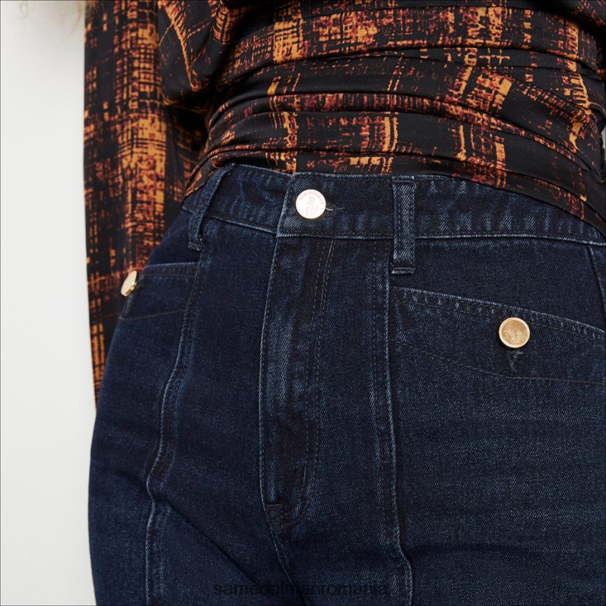 Sam Edelman îmbrăcăminte perfect femei pantalon largi cu buzunar codie cu talie mare HN448Z1222