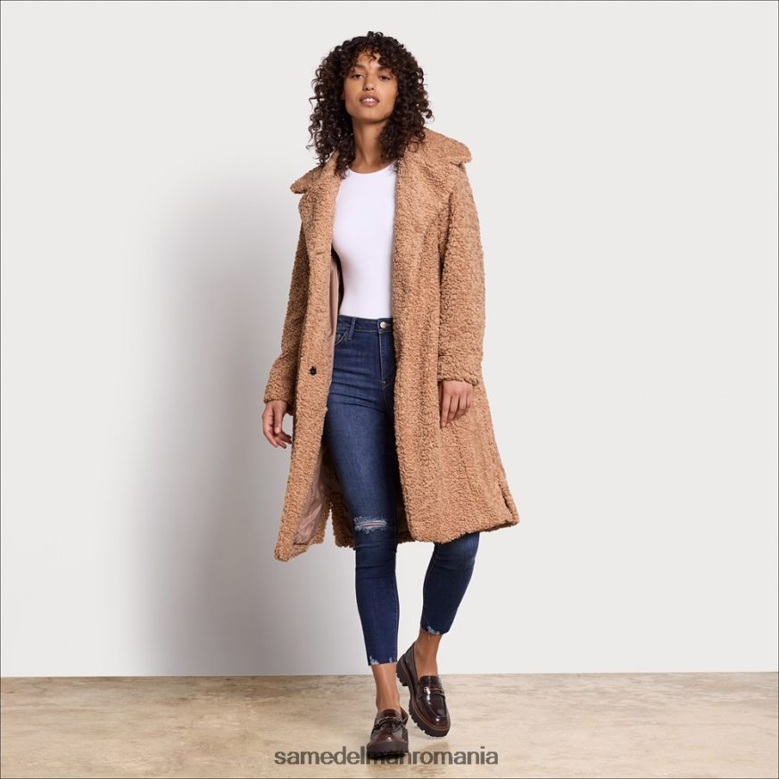 Sam Edelman îmbrăcăminte cămilă femei haină de pluș HN448Z1254