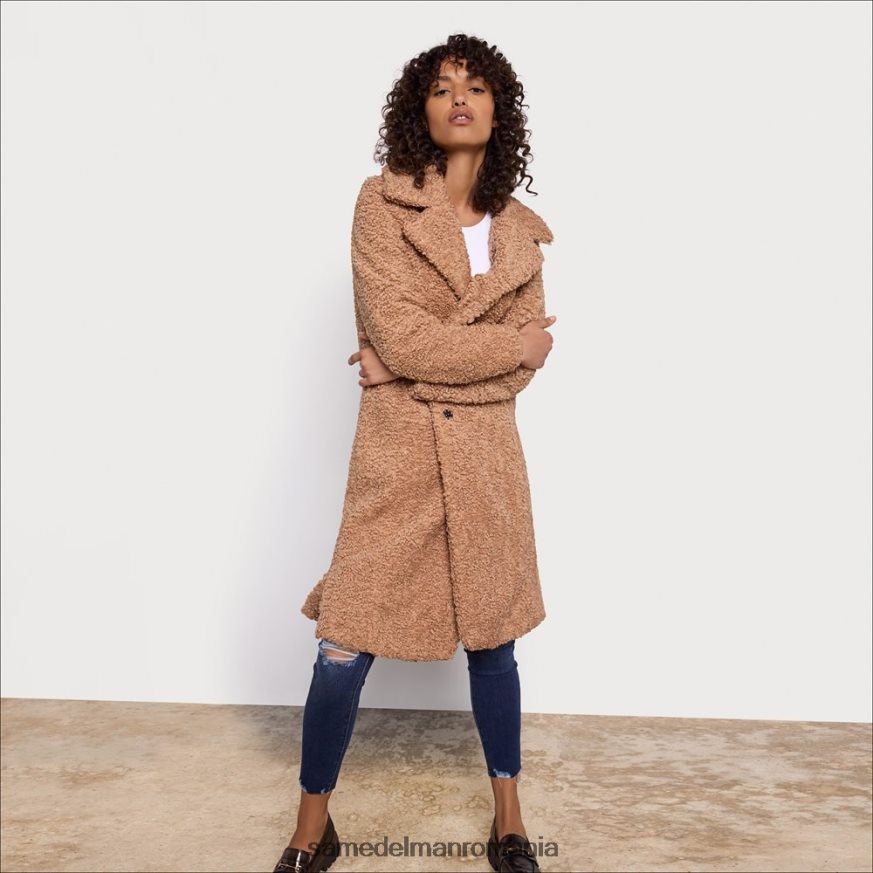 Sam Edelman îmbrăcăminte cămilă femei haină de pluș HN448Z1254