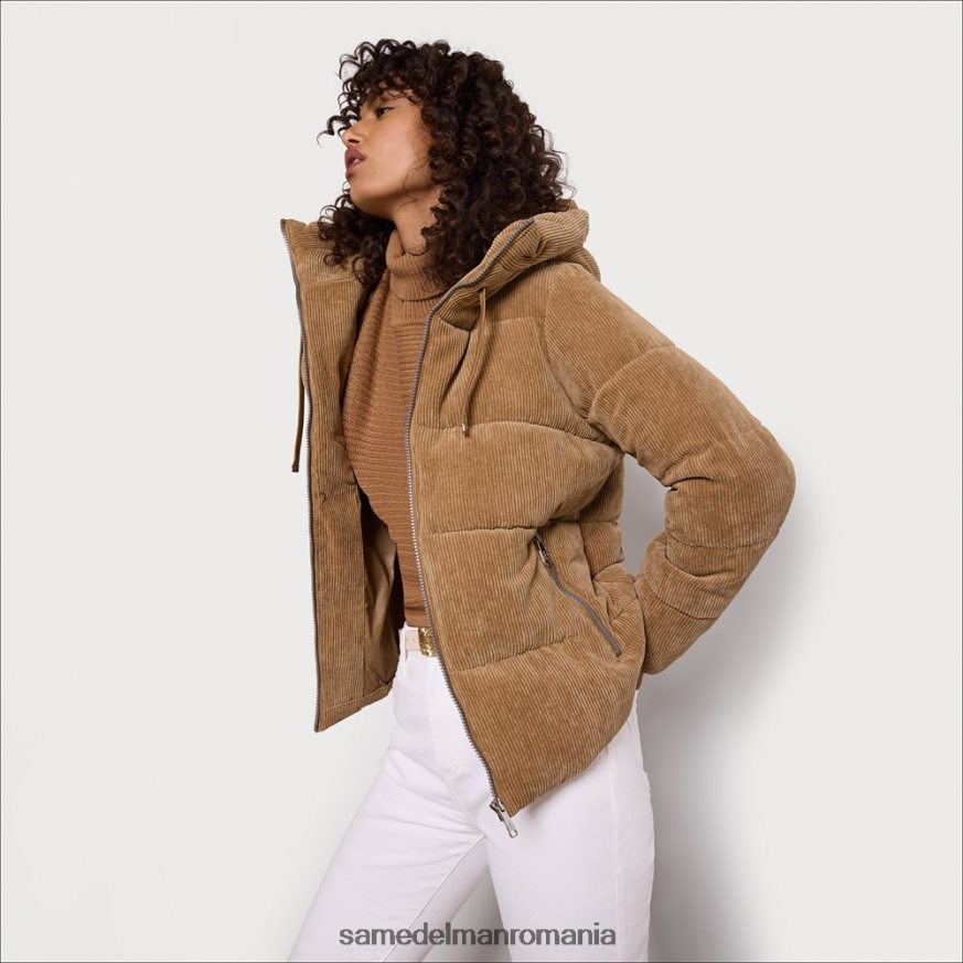 Sam Edelman îmbrăcăminte cămilă femei puf guler de pernă HN448Z1140