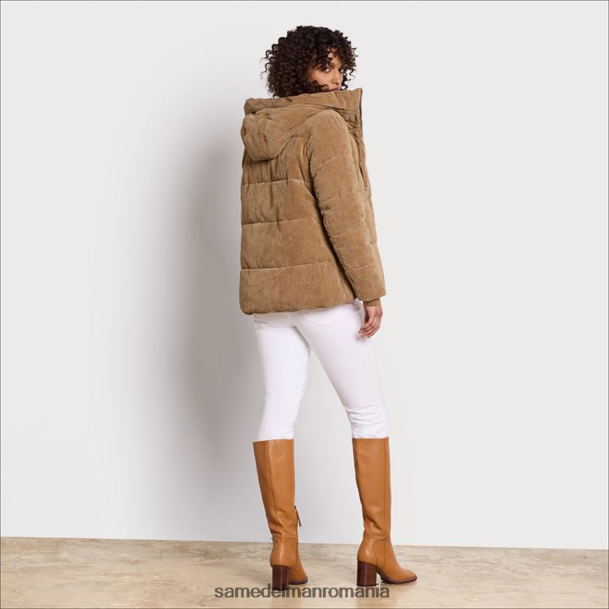 Sam Edelman îmbrăcăminte cămilă femei puf guler de pernă HN448Z1140