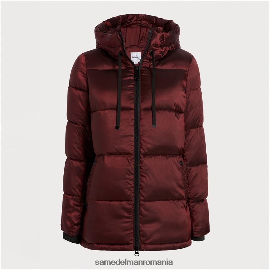 Sam Edelman îmbrăcăminte cărămidă femei puf moale scurt HN448Z1129