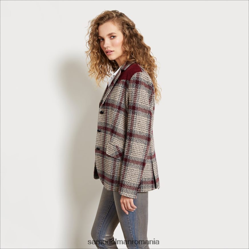 Sam Edelman îmbrăcăminte carouri fabule forestiere femei blazer Rivington HN448Z1292
