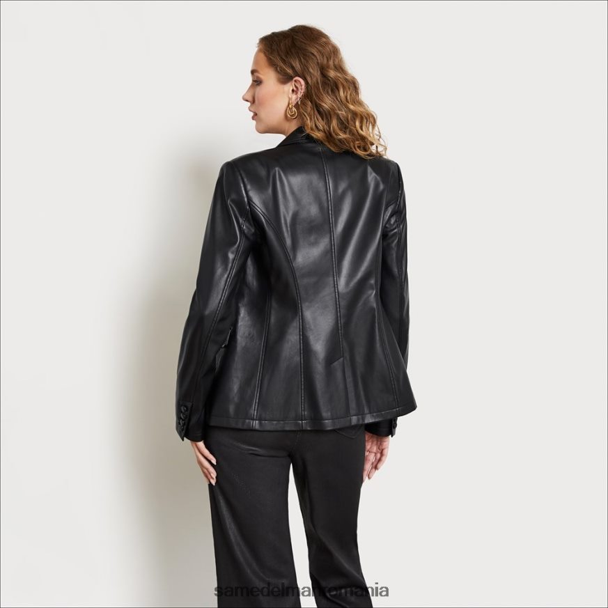 Sam Edelman îmbrăcăminte franjuri negru femei blazer imogen HN448Z1262