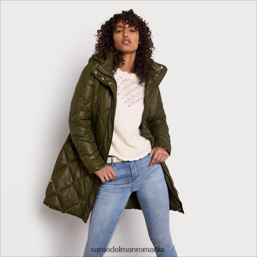 Sam Edelman îmbrăcăminte măslin toscan femei jachetă matlasată HN448Z1264