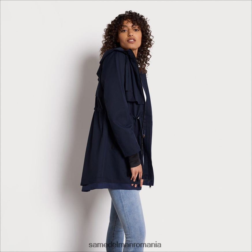 Sam Edelman îmbrăcăminte marina femei anorac de ploaie HN448Z1137