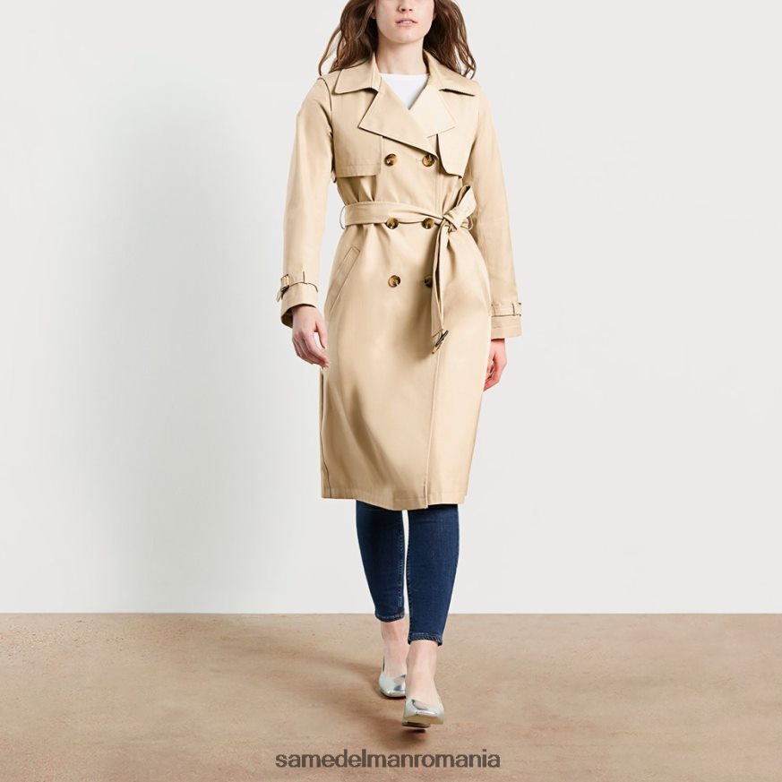 Sam Edelman îmbrăcăminte mesteacăn femei trenci cu curea HN448Z1176