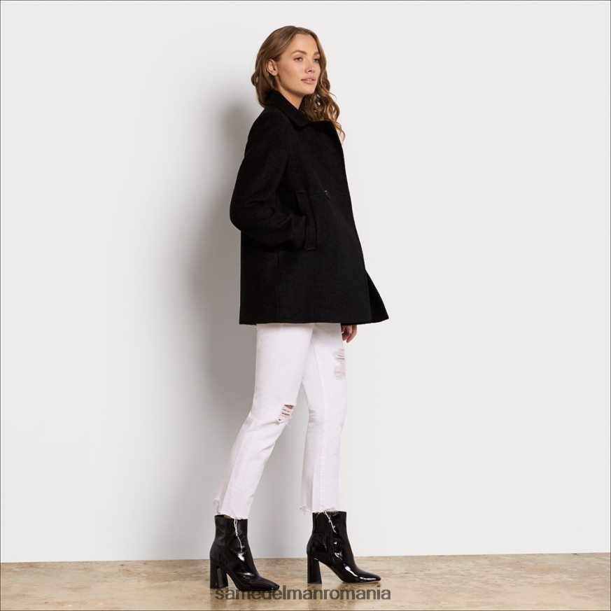 Sam Edelman îmbrăcăminte negru femei jachetă din lână HN448Z1158