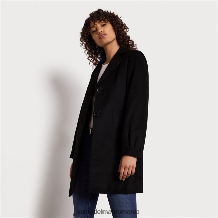 Sam Edelman îmbrăcăminte negru femei palton din amestec de lână HN448Z1167