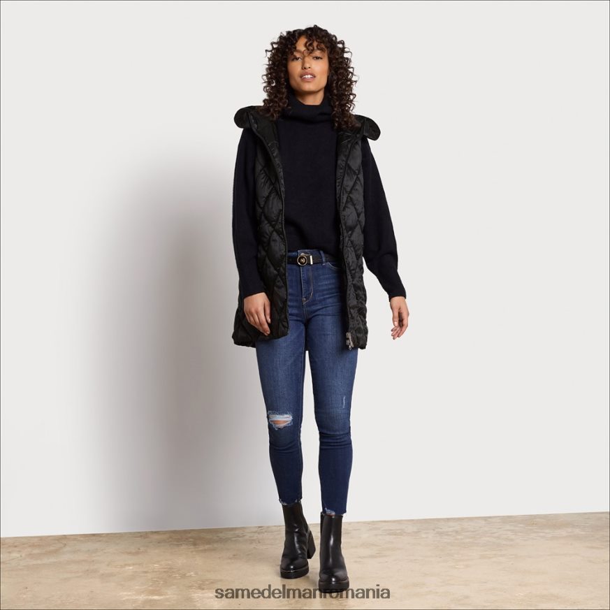 Sam Edelman îmbrăcăminte negru femei vestă puf HN448Z1156