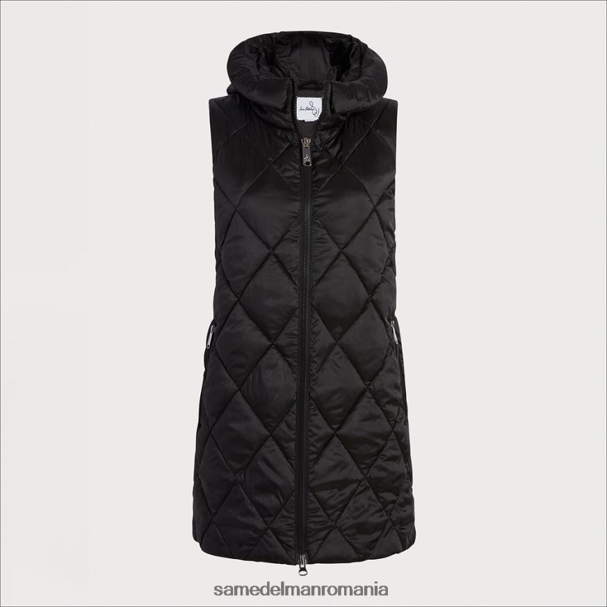 Sam Edelman îmbrăcăminte negru femei vestă puf HN448Z1156