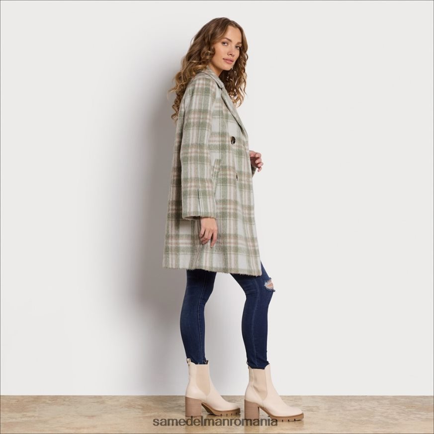 Sam Edelman îmbrăcăminte verde moale femei jachetă din lână HN448Z1125