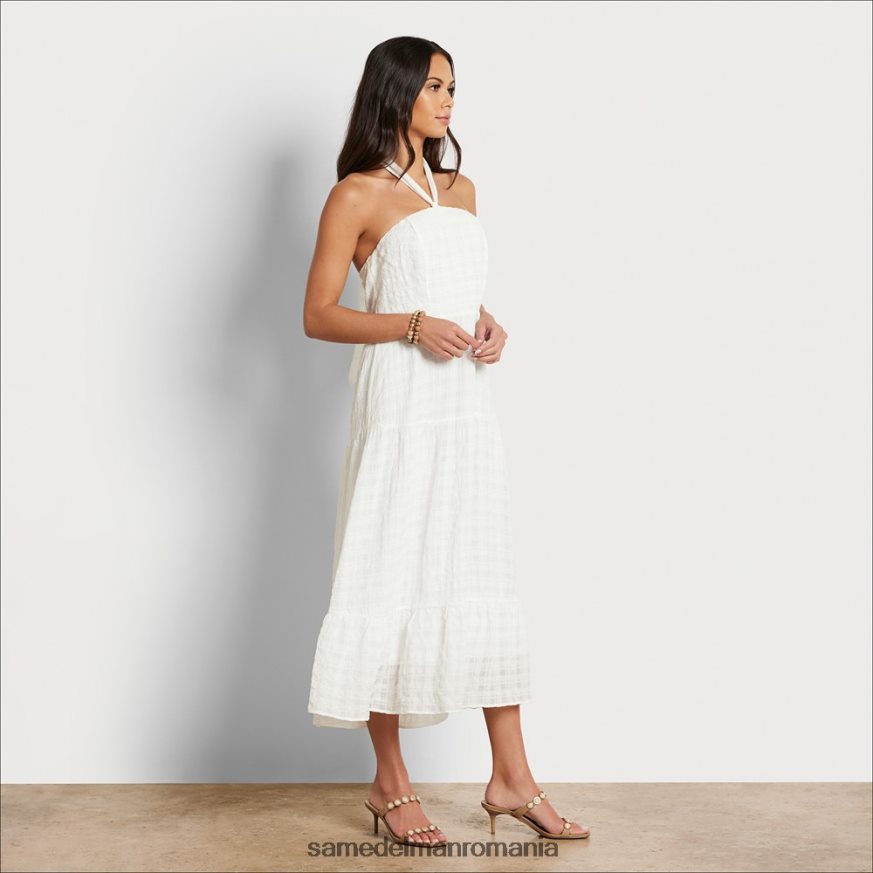 Sam Edelman îmbrăcăminte alb femei rochie maxi in carouri HN448Z1092